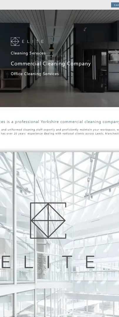 Custom website design and development for a local professional cleaning company